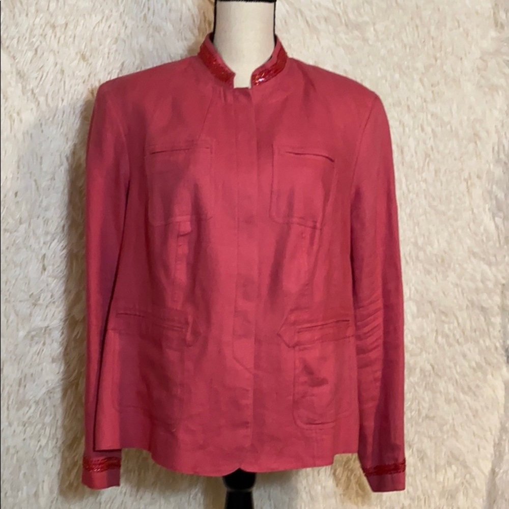 STYLE & CO women’s Jacket Size 16 W Linen